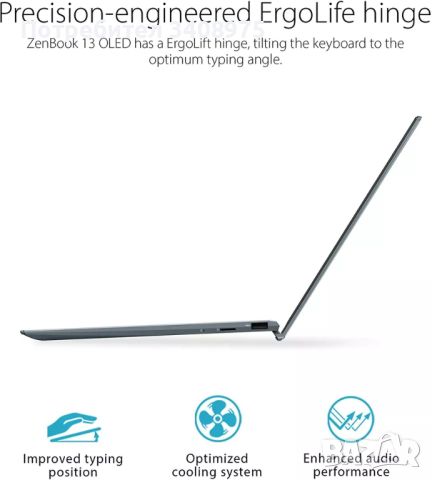 ASUS ZenBook 13 OLED UX325A, снимка 2 - Лаптопи за работа - 46567730