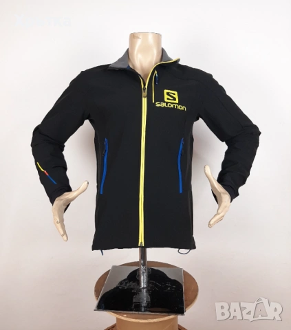Salomon Momentum - Оригинално мъжко софтшел яке размер S-M, снимка 5 - Якета - 53929025