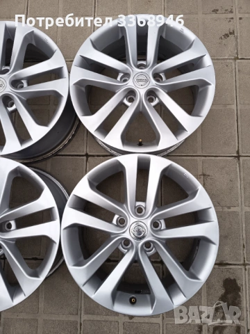Джанти Nissan 17" 5x114,3 Нисан 5х114.3, снимка 4 - Гуми и джанти - 54000830