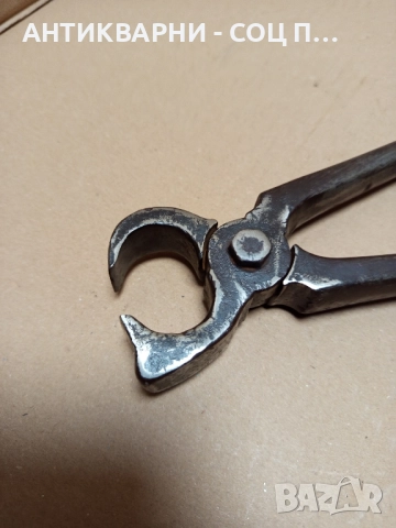 Соц Стари Ковани Занаятчийски Клещи. , снимка 4 - Антикварни и старинни предмети - 52346299