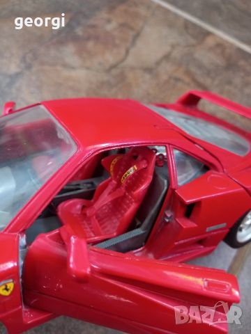 Колекционерска количка Ferrari F-40 1:18 Tonka , снимка 3 - Колекции - 46673812