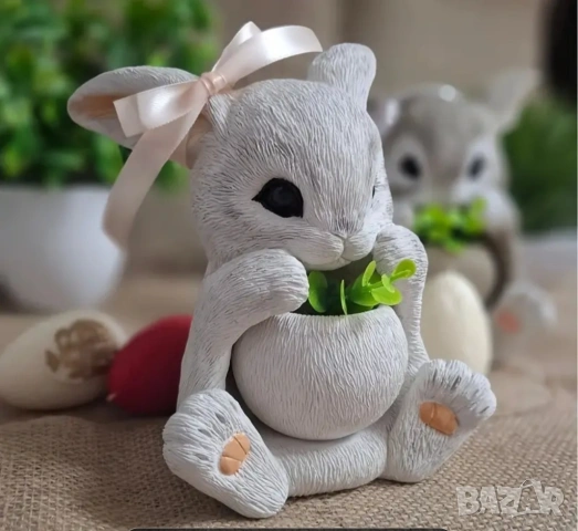 Молд кашпа свещник заек, две части , снимка 14 - Форми - 53039725