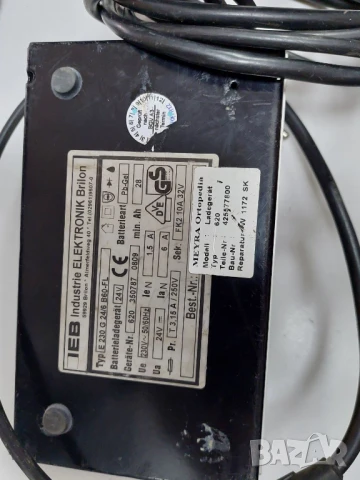 Зарядно устройство Meyra Ortopedia 24V 6A, снимка 2 - Друга електроника - 50605256