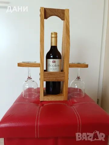 Поставка за вино , снимка 3 - Декорация за дома - 50100535