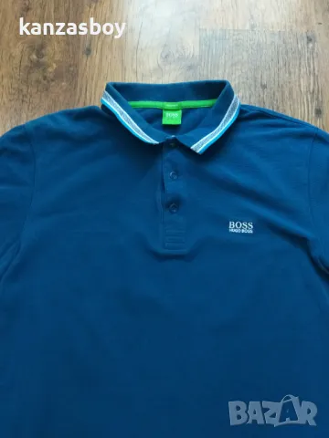 hugo boss green  - страхотна мъжка тениска Л, снимка 2 - Тениски - 46888850