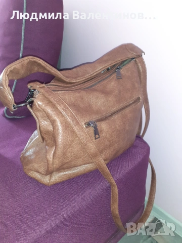 Дамски чанти в зелено и кафяво , снимка 9 - Чанти - 53060693