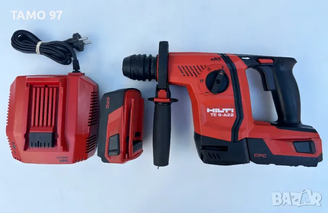 Hilti TE 6-A22 AVR - Акумулаторен безчетков перфоратор 2x22V 4.0Ah 2022г., снимка 1 - Други инструменти - 48721870