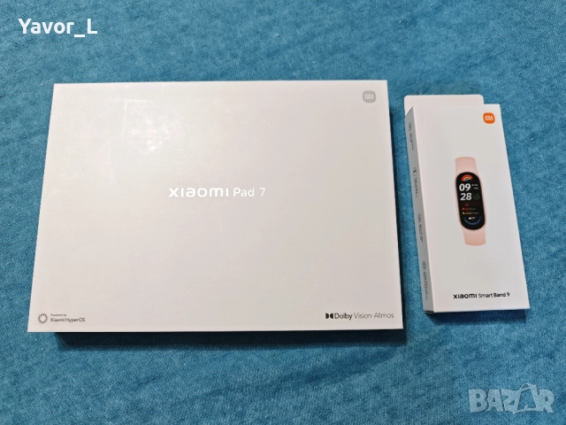 Xiaomi Pad 7 - 8GB / 128GB комплект с Xiaomi Smart Band 9 - Цена 550 лв
