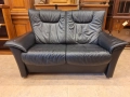 Диван двойка естествена кожа , снимка 1
