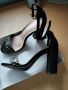 черни обувки на ток, снимка 1 - Дамски обувки на ток - 45579995