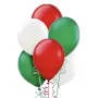 5878 Балони Бяло зелено червено, 30 броя, снимка 4