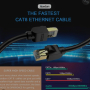 Jeavdarn Cat 8 Ethernet кабел 15m High Speed ​​40Gbps 2000MHz,LAN мрежов интернет с позлатени RJ45, снимка 6