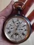 Старинен Швейцарски джобен часовник Лунна фаза- Голиат, снимка 3