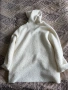 Бяло палто/жилетка с качулка, снимка 2
