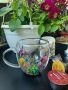 Двустенна Термо чаша с естествени цветя, снимка 4