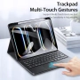 DUX DUCIS кожен калъф с Bluetooth клавиатура и тъчпад за iPad Pro 11 2024, снимка 1