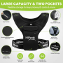 HiiPeak Светлоотразителна жилетка за бягане с патентован джоб държач за телефон, снимка 7