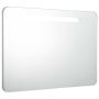 vidaXL LED шкаф с огледало за баня, 80x9,5x55 см(SKU:285120