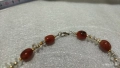 Стар накит гердан от естествен камък карнеол  , снимка 3