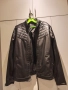 Мъжко черно кожено яке , снимка 1