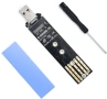 Външна кутия за M.2 NVMe SSD– USB 3.1 Gen 2 (10Gbps), без инструменти, снимка 1