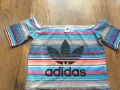 Adidas Originals X Farm Off Shoulder - страхотна дамска тениска , снимка 4