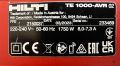 Hilti TE 1000-AVR Hi-Drive - Мощен къртач 1750W 26J 2023г., снимка 6