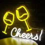 Неонова табела Наздраве/ Cheers Neon Light LED, снимка 5