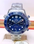 Omega Seamaster Diver 300M Chronograph 44mm Steel Blue Wave Dial Ceramic, снимка 1