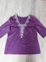 Дамска блуза с бродерия ХЛ-2ХЛ , снимка 1 - Блузи с дълъг ръкав и пуловери - 45439169
