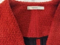 Червено палто ZARA Trafaluc –  размер L - XL, снимка 6