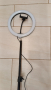 LED ринг лампа осветление за снимане със стойка Ring Light трипод, снимка 4