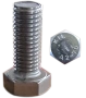 Болт с шестостенна глава и цяла резба неръждаем A2, снимка 1