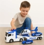 Автовоз с полицейски коли и хеликоптер, "City Police Transporter", снимка 6