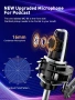 Комплект за подкаст Sinwe Студиен миксер с кондензаторен микрофон, Plug & Play, за компютър и смартф, снимка 11