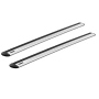 Комплект 2 броя алуминиеви напречни греди Thule WingBar EVO 135 711400, сребрист цвят 135см, снимка 3