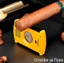 Cohiba Резачка за Пури от неръждаема стомана Двойни остриета, снимка 4