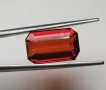 Изключителен 5.04кт Vivid оранжев спесартит гранат от Нигерия! Сертифициран! Нов!, снимка 12
