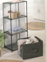Метална етажерка с три рафта и кутия за съхранение.Нова., снимка 2