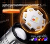 Мощен LED алуминиев фенер Функция Powerbank 5 цвята на светене, снимка 7