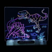 Магическа, светеща 3D дъска за рисуване с цветни маркери, снимка 5 - Рисуване и оцветяване - 45813020