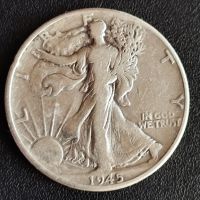 1/2 долар 1941 и 1945 год.,САЩ, сребро, тегло 12.50 гр., проба 900/1000, снимка 3 - Нумизматика и бонистика - 45185587