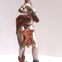 Статуетка Африканска жена 22 см., снимка 1 - Статуетки - 45856651