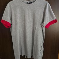 Мъжка тениска сива Totally Erected, снимка 1 - Тениски - 45605750