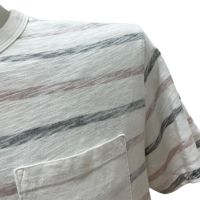 G-STAR размер M мъжка тениска бяло бежово сиво райе, снимка 7 - Тениски - 45717816