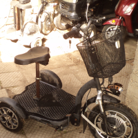 Електрическа триколка, снимка 11 - Инвалидни колички - 45072340