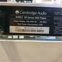 DVD Player Cambridge Audio DVD 57 с оригинално дистанционно.  В отлично техническо и визуално състоя, снимка 12 - Плейъри, домашно кино, прожектори - 45463907