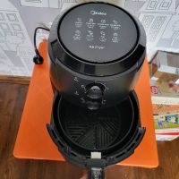 Фритюрник с горещ въздух Midea Air fryer ЕЪР ФРАЙЪР 3,5л , 1500W, снимка 14 - Фритюрници - 45777403