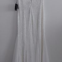 Adriana Papell официална бяла рокля , снимка 8 - Рокли - 45445250