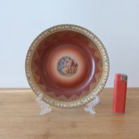 Чешка декоративна порцеланова чиния Трите грации от 30-те г, снимка 1 - Чинии - 45870064